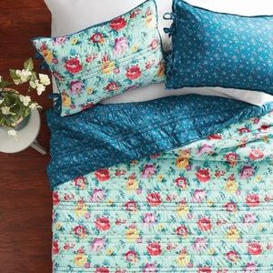 Pioneer Woman Sweet Romance Blossoms Sham Set Standard Size 2 Pack Pillow Cases